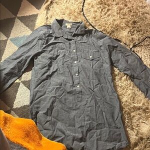 J. Crew Charcoal Button-Up Shirt